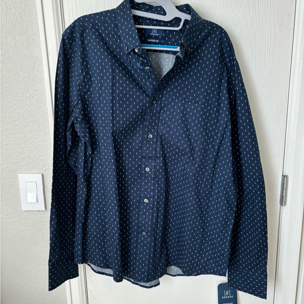 NWT Men’s long sleeve button down